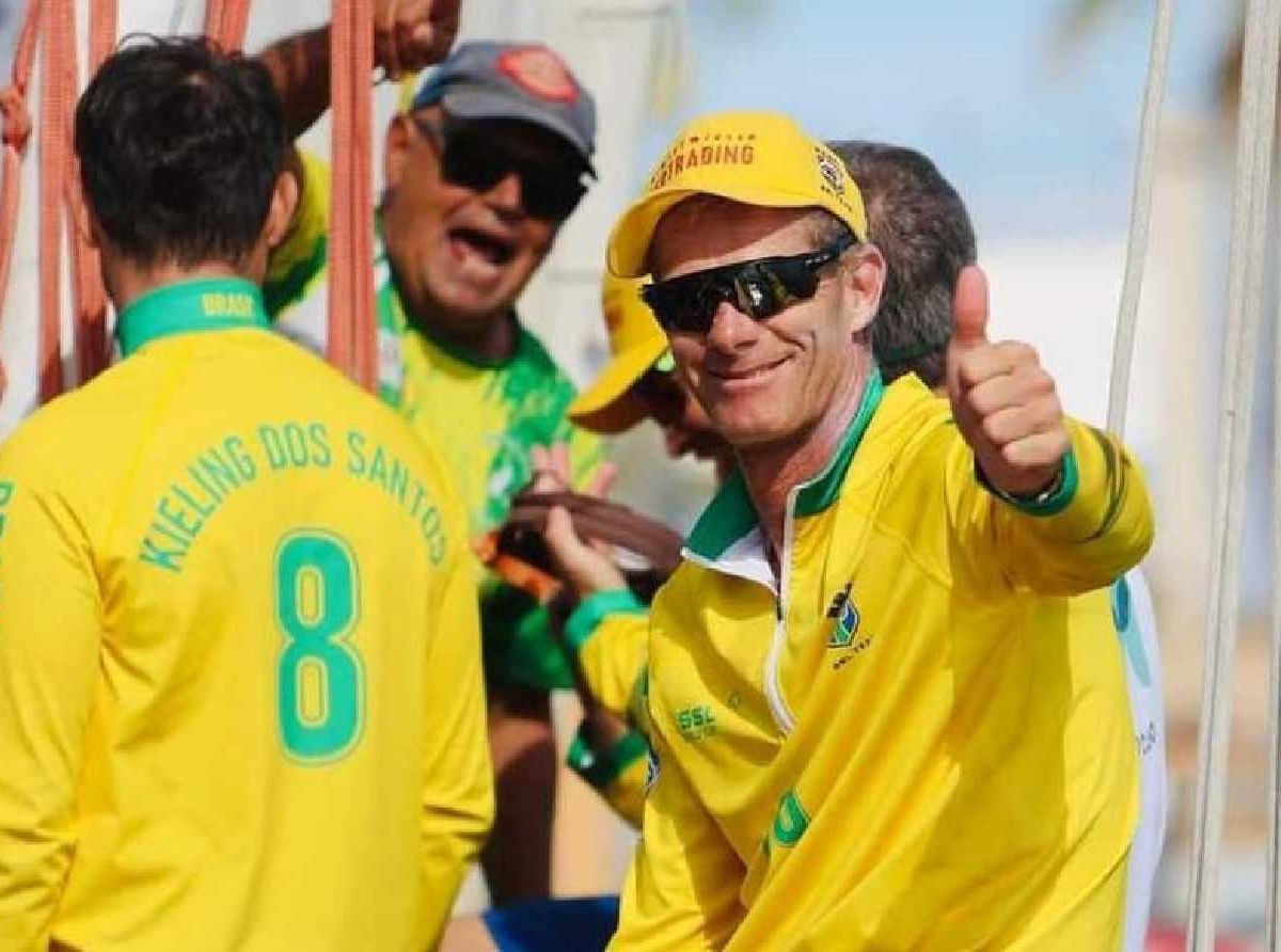Velejador Robert Scheidt no Vela Latina  / crédito: Divulgação