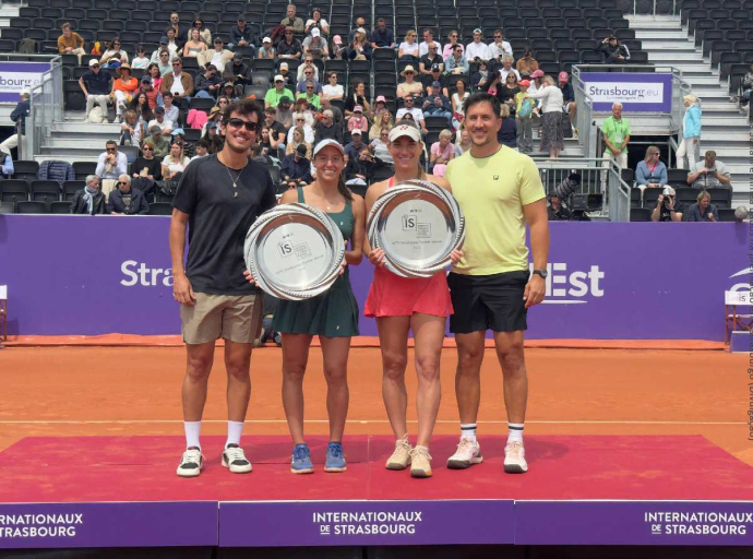 WTA 500 -  Luisa Stefani conquistou na França, o seu maior título da carreira